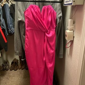 DO+BE Vibrant Fuchsia Strapless Dress